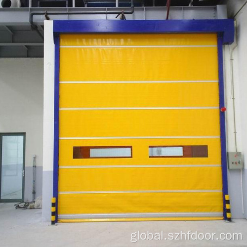 High Speed Garage Door Full transparent curtain Quick Door Factory
